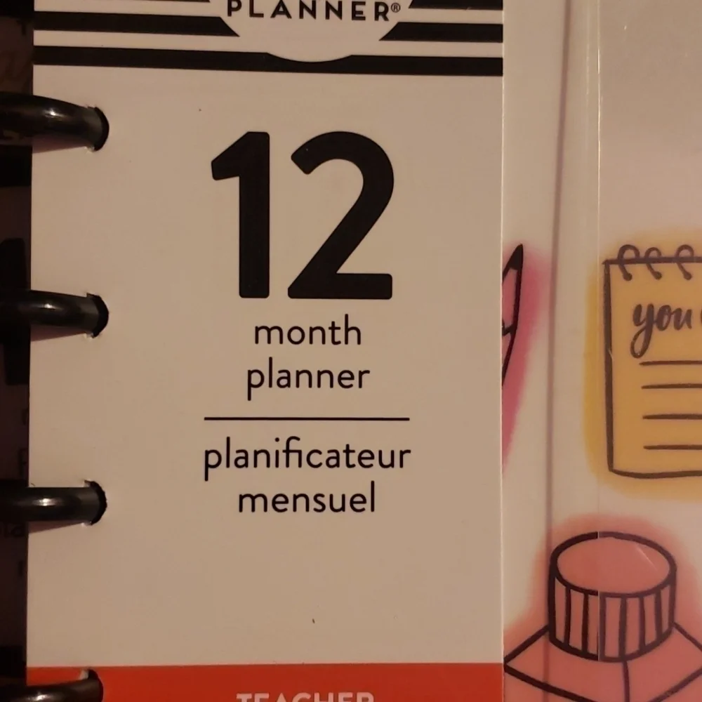 𝅺the happy planner NWT teacher planner 2021-2022